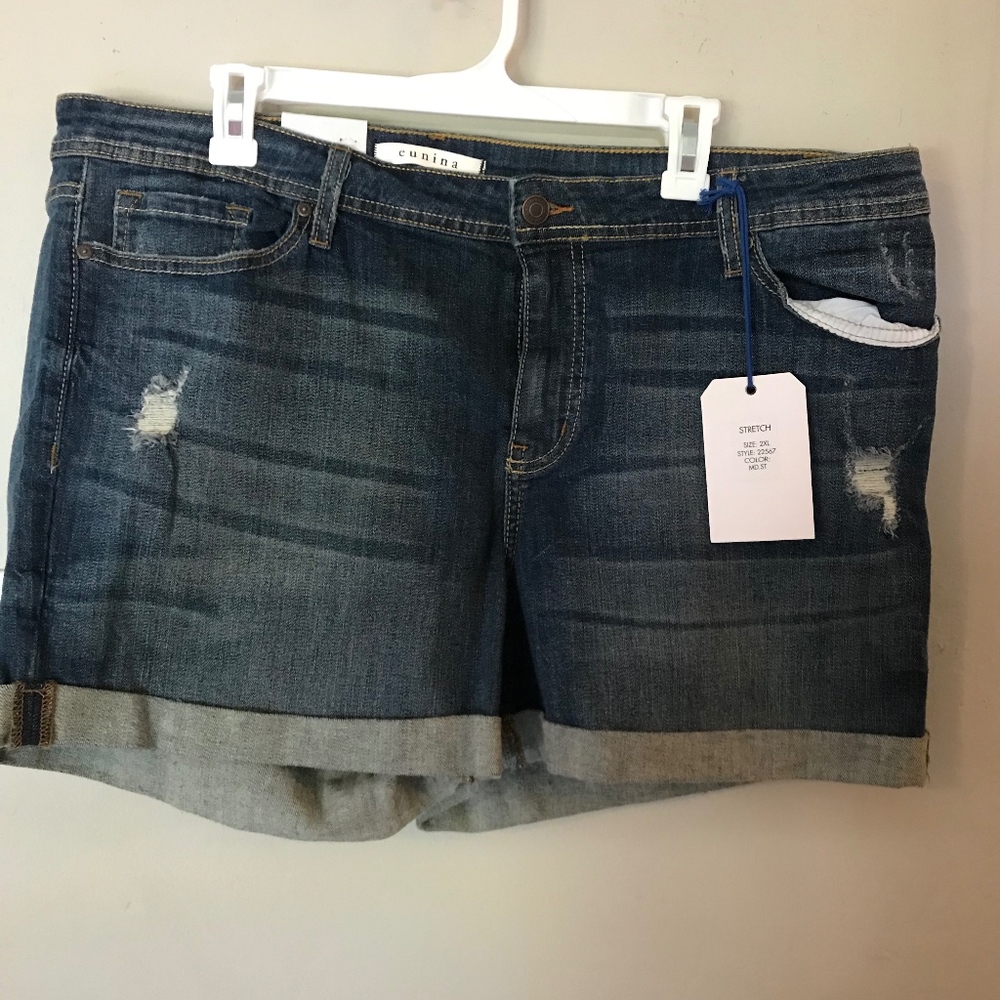 Plus Size Denim Shorts - NWT